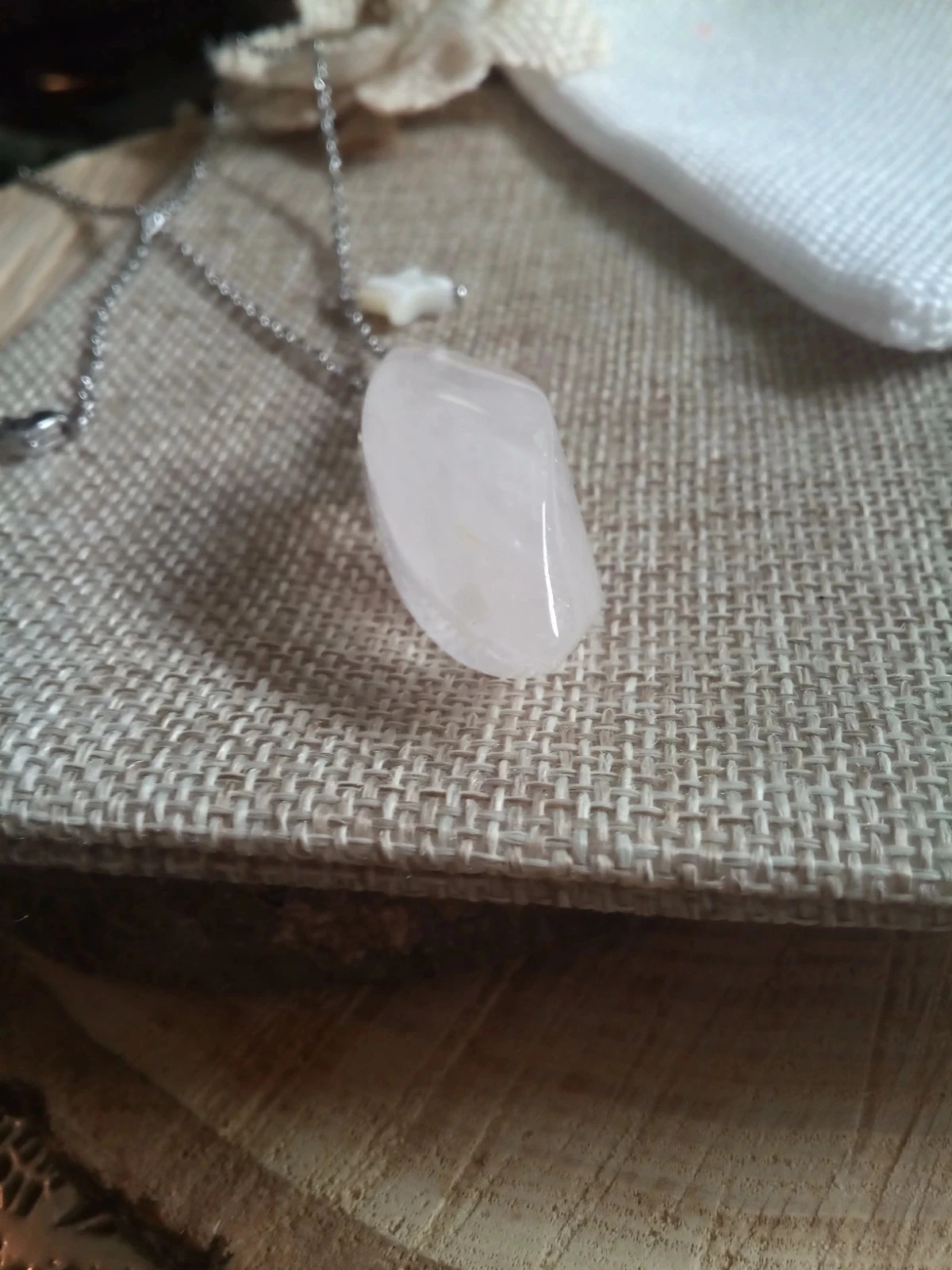 Colar de cristal de quartzo natural – photo 5